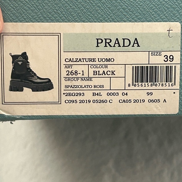 Authentic PRADA Monolith Patent Leather Boots with Side Pouches - Picture 7 of 14